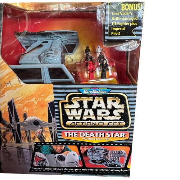Star Wars Action Fleet Death Star Playset with Black and Gray Details New in box - Picture 2 of 12